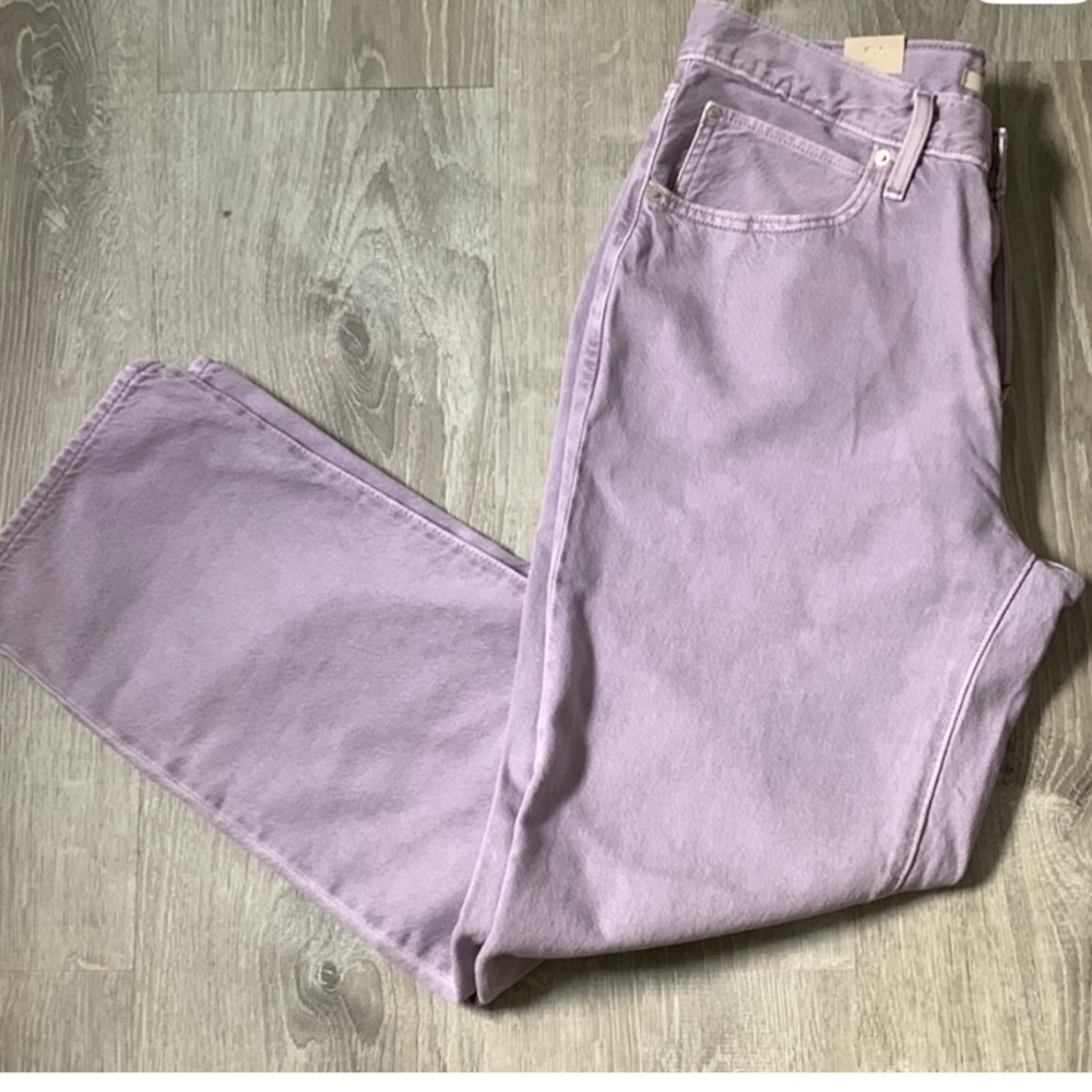 Levi's Lavender ‘94 Baggy Mid-Rise Straight 100% Cotton Jeans - Unique!! - Picture 5 of 5